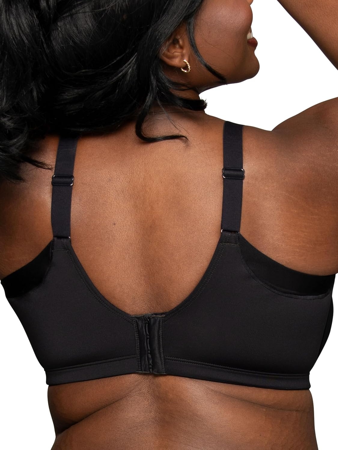 image:imageVanity Fair Womens Beauty Back Full Figure Underwire Extended Side and Back Smoother BraBlack