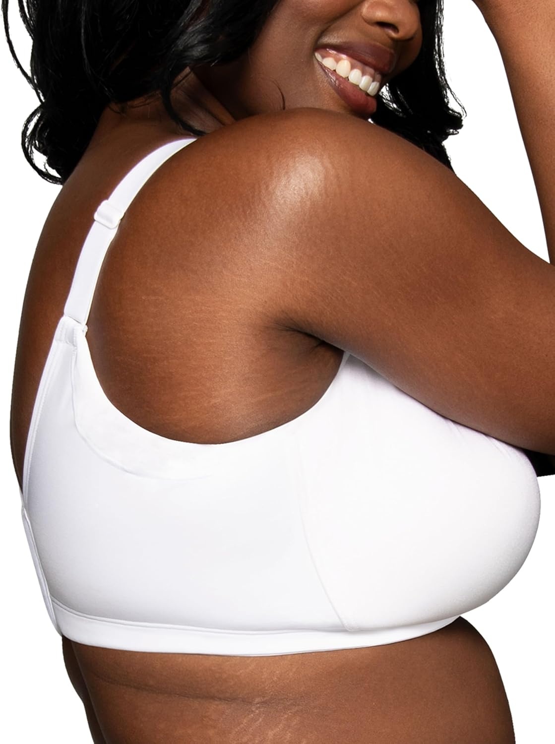 image:imageVanity Fair Womens Beauty Back Full Figure Underwire Extended Side and Back Smoother BraWhite