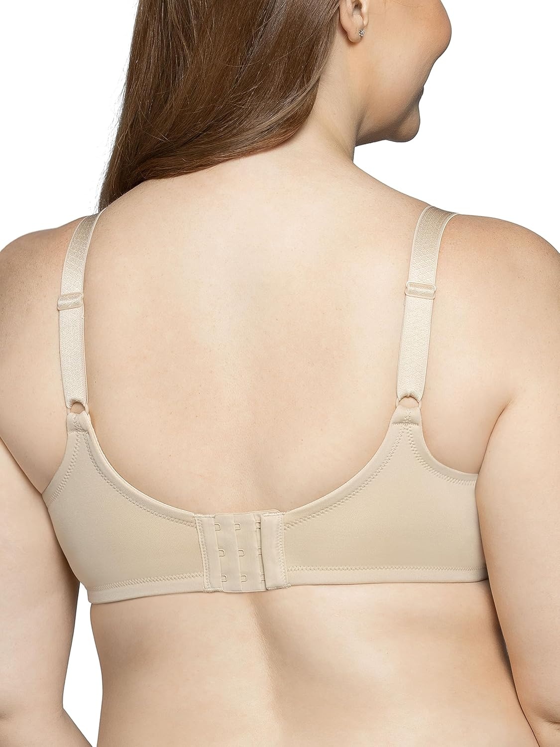 image:imageVanity Fair Womens Beauty Back Smoothing Minimizer Bra Minimizes Bust Line up to 15 Non Padded Cups up to HDamask Neutral Lace