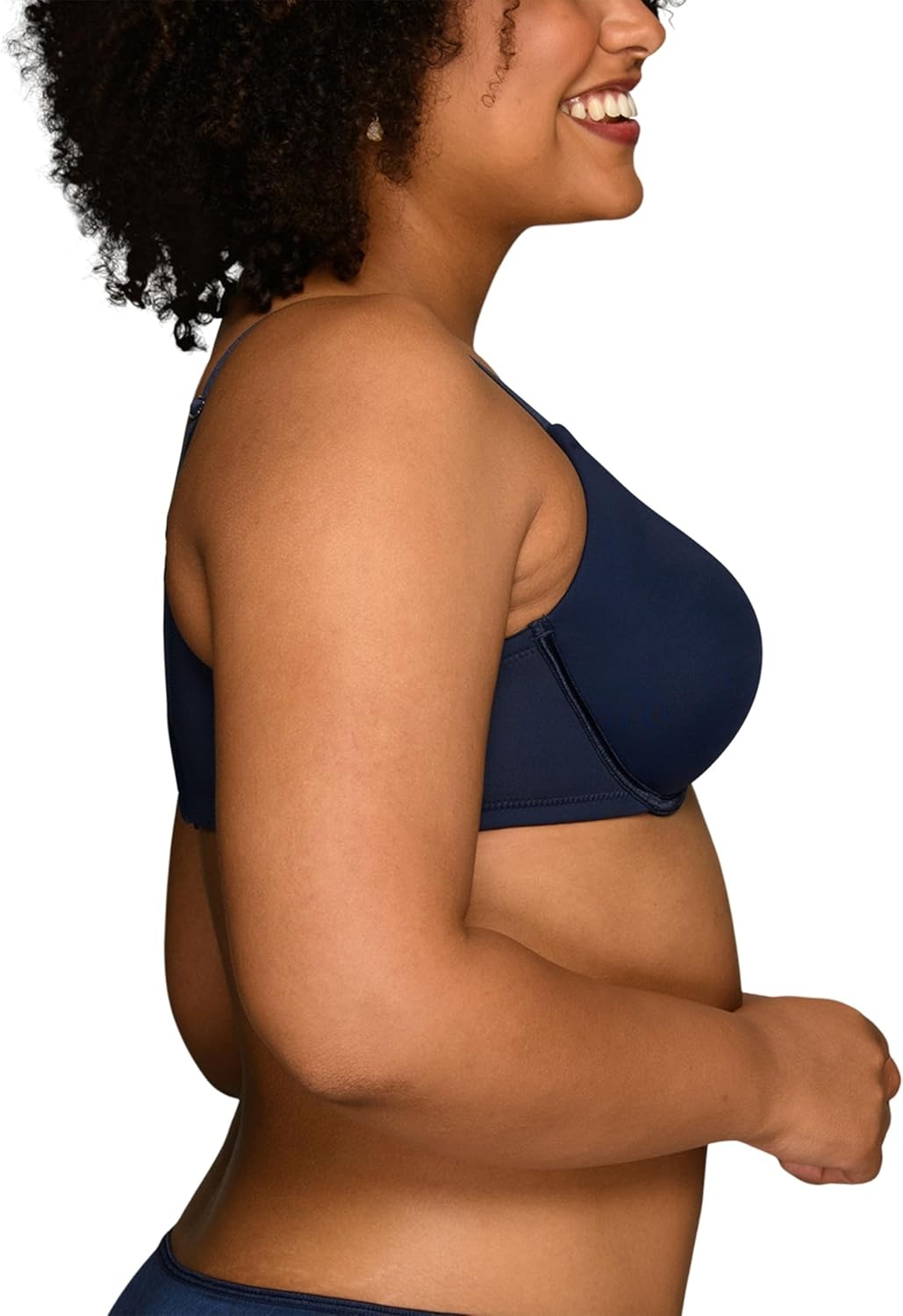 image:imageVanity Fair Womens Beauty Back Smoothing Minimizer Bra Minimizes Bust Line up to 15 Non Padded Cups up to HGhost Navy