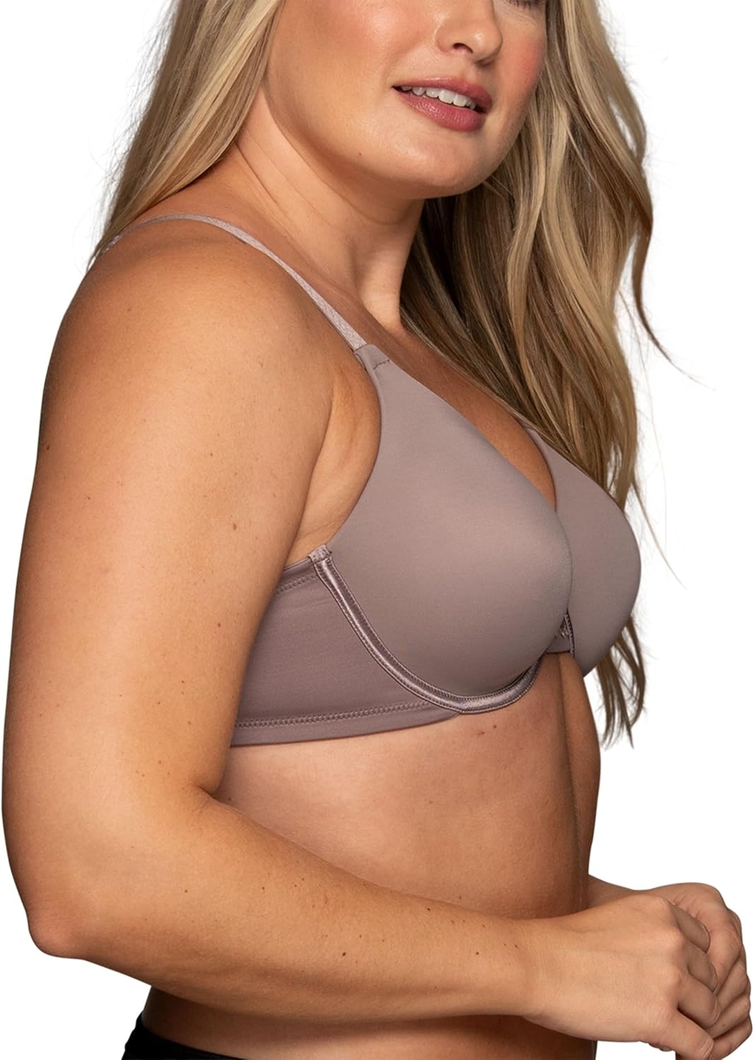 image:imageVanity Fair Womens Beauty Back Smoothing Minimizer Bra Minimizes Bust Line up to 15 Non Padded Cups up to HSmoked Oyster