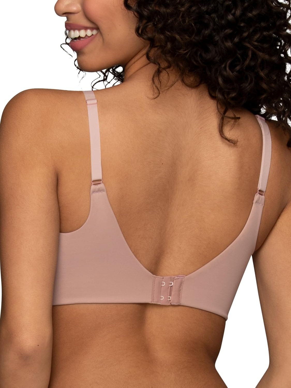 image:imageVanity Fair Womens Beauty Back Smoothing Simple Sizing Wireless Bra 4Way Stretch Fabric Sizes S3XLBaked Blush