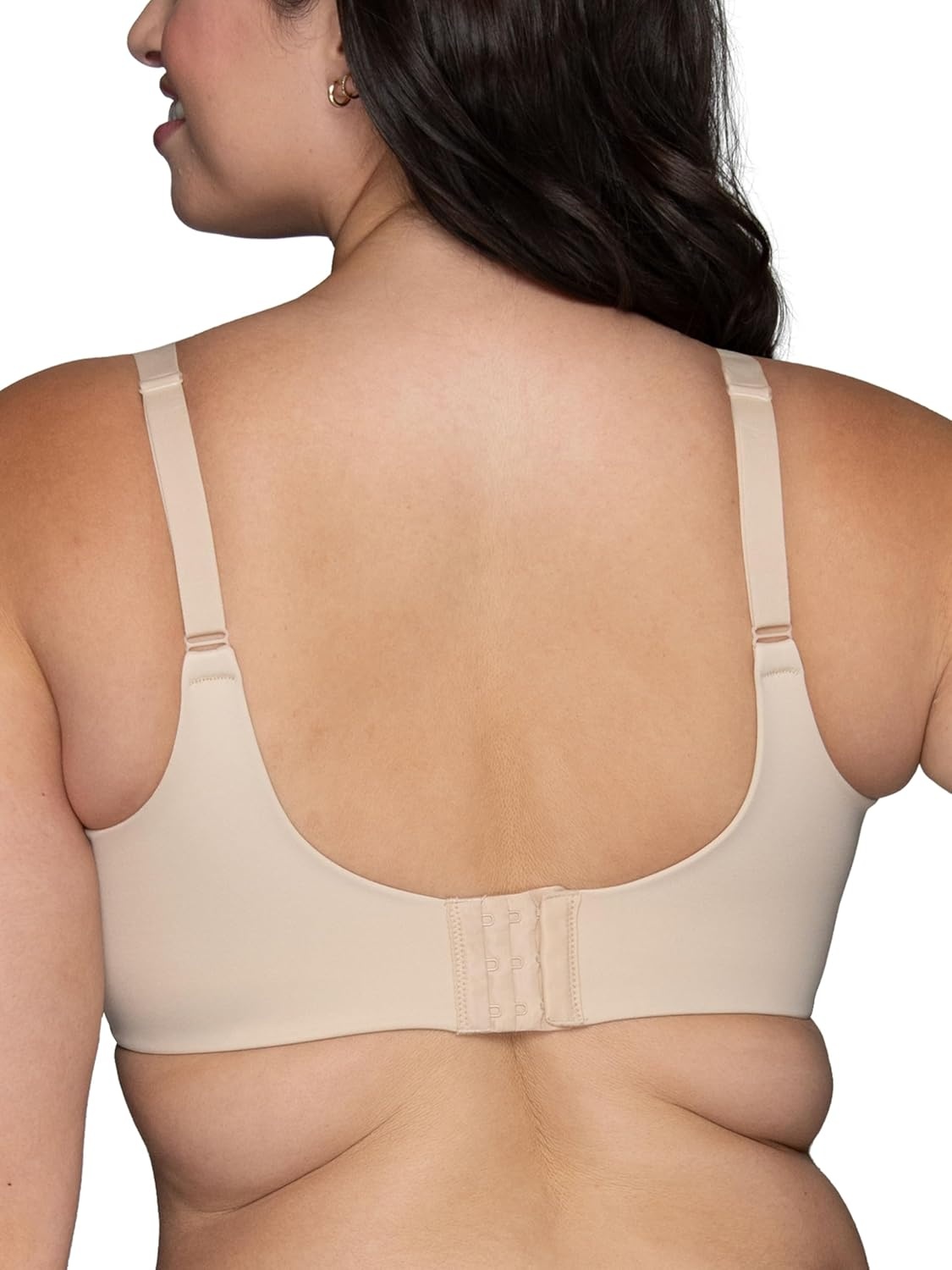 image:imageVanity Fair Womens Beauty Back Smoothing Simple Sizing Wireless Bra 4Way Stretch Fabric Sizes S3XLDamask Neutral