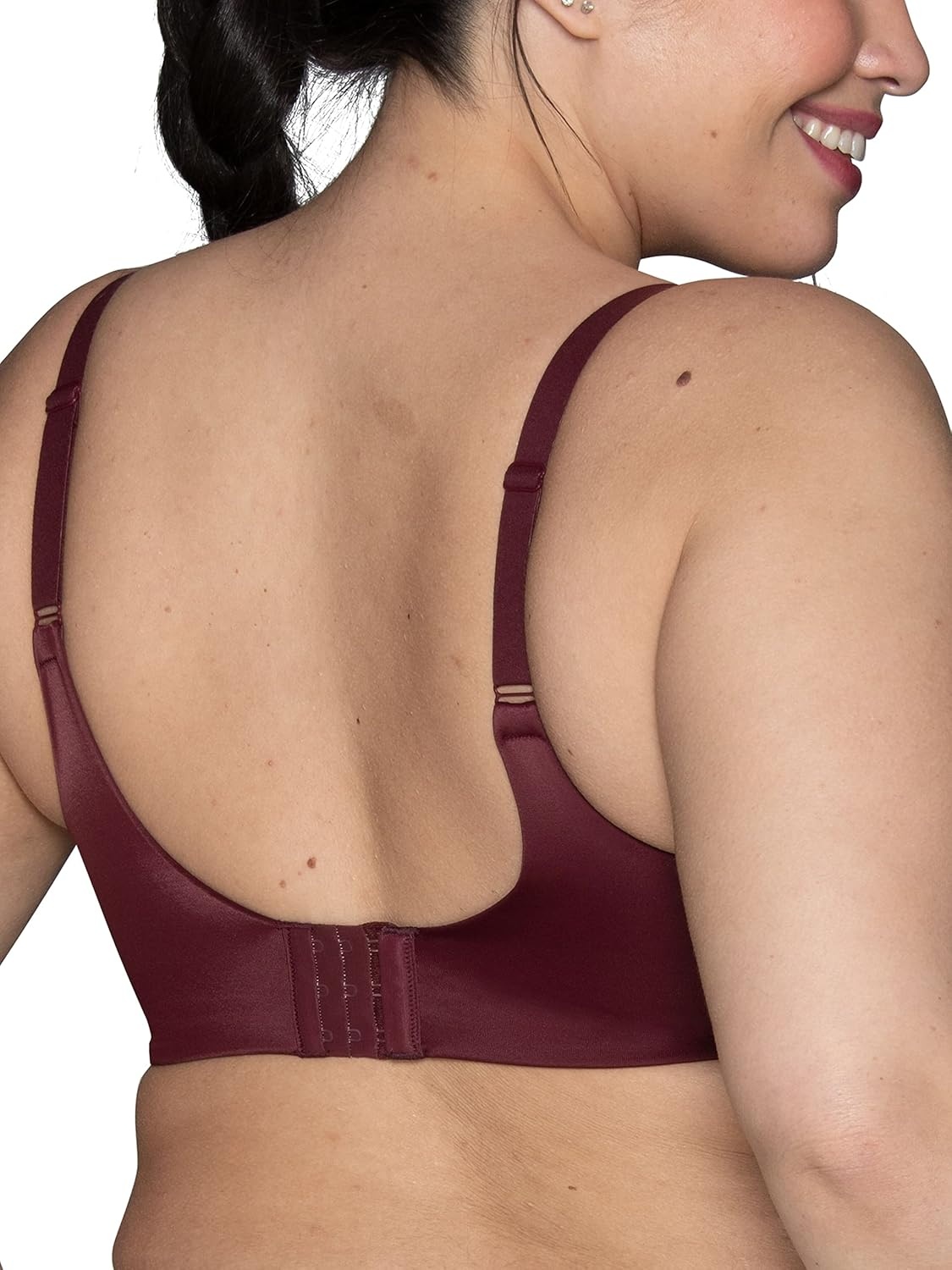 image:imageVanity Fair Womens Beauty Back Smoothing Simple Sizing Wireless Bra 4Way Stretch Fabric Sizes S3XLFlushed Fig