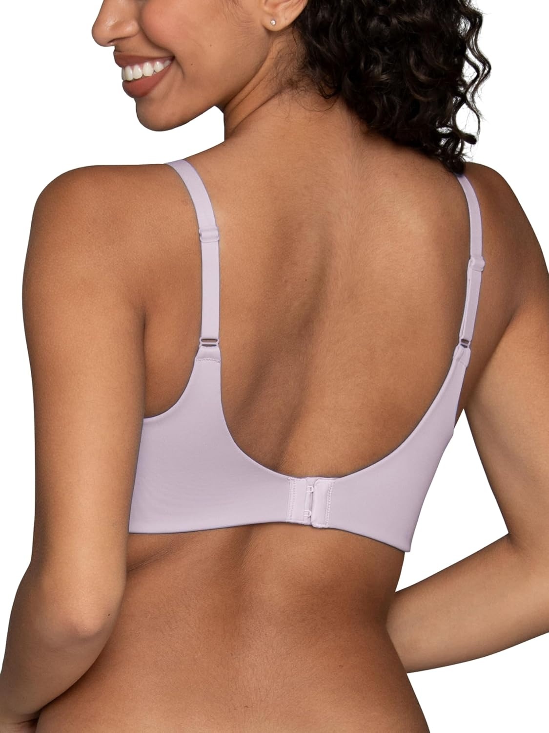 image:imageVanity Fair Womens Beauty Back Smoothing Simple Sizing Wireless Bra 4Way Stretch Fabric Sizes S3XLGentle Lavender