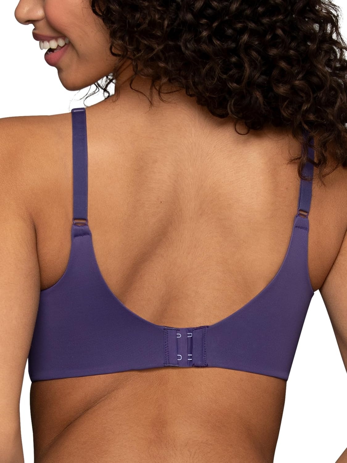 image:imageVanity Fair Womens Beauty Back Smoothing Simple Sizing Wireless Bra 4Way Stretch Fabric Sizes S3XLMoody Blue