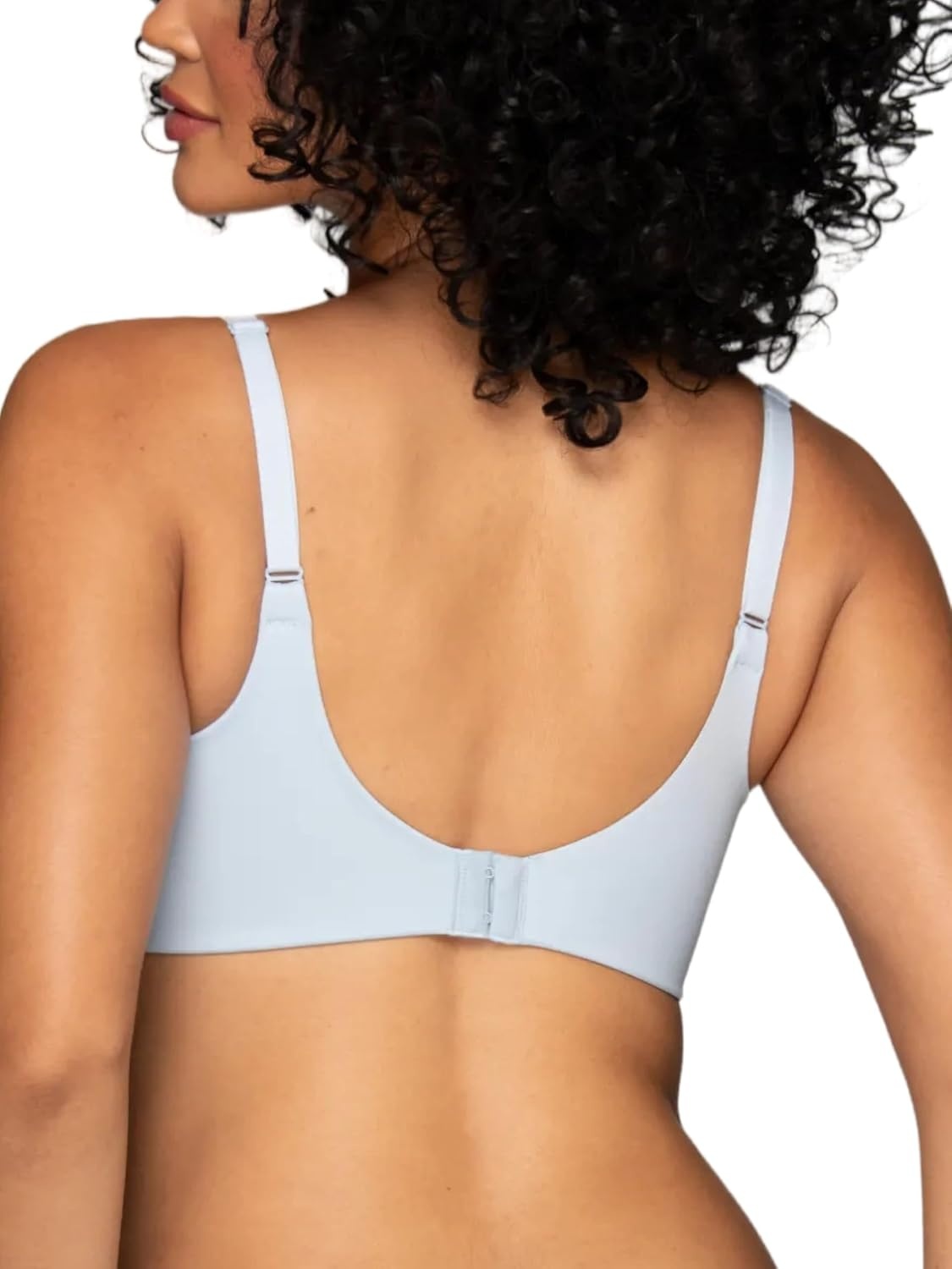 image:imageVanity Fair Womens Beauty Back Smoothing Simple Sizing Wireless Bra 4Way Stretch Fabric Sizes S3XLShirting Blue