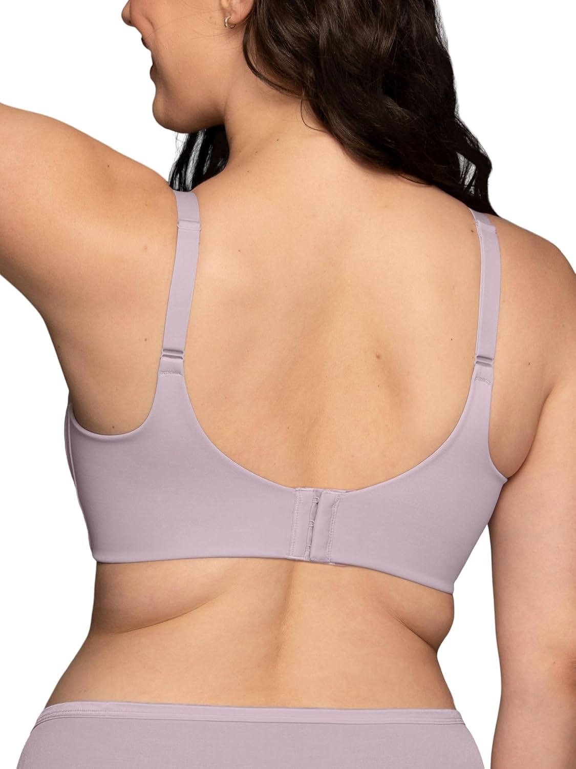image:imageVanity Fair Womens Beauty Back Smoothing Simple Sizing Wireless Bra 4Way Stretch Fabric Sizes S3XLSoft Violet