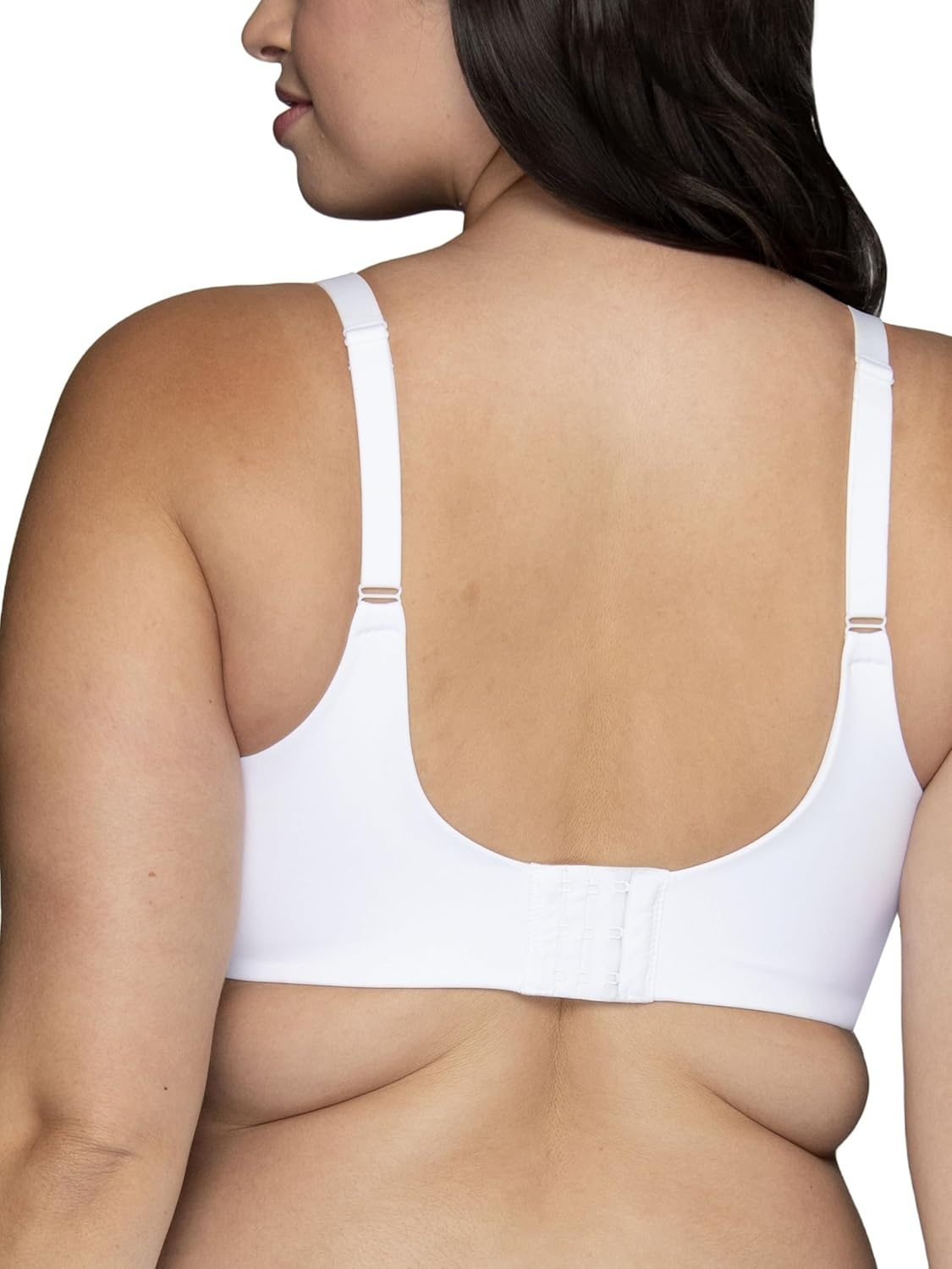 image:imageVanity Fair Womens Beauty Back Smoothing Simple Sizing Wireless Bra 4Way Stretch Fabric Sizes S3XLStar White