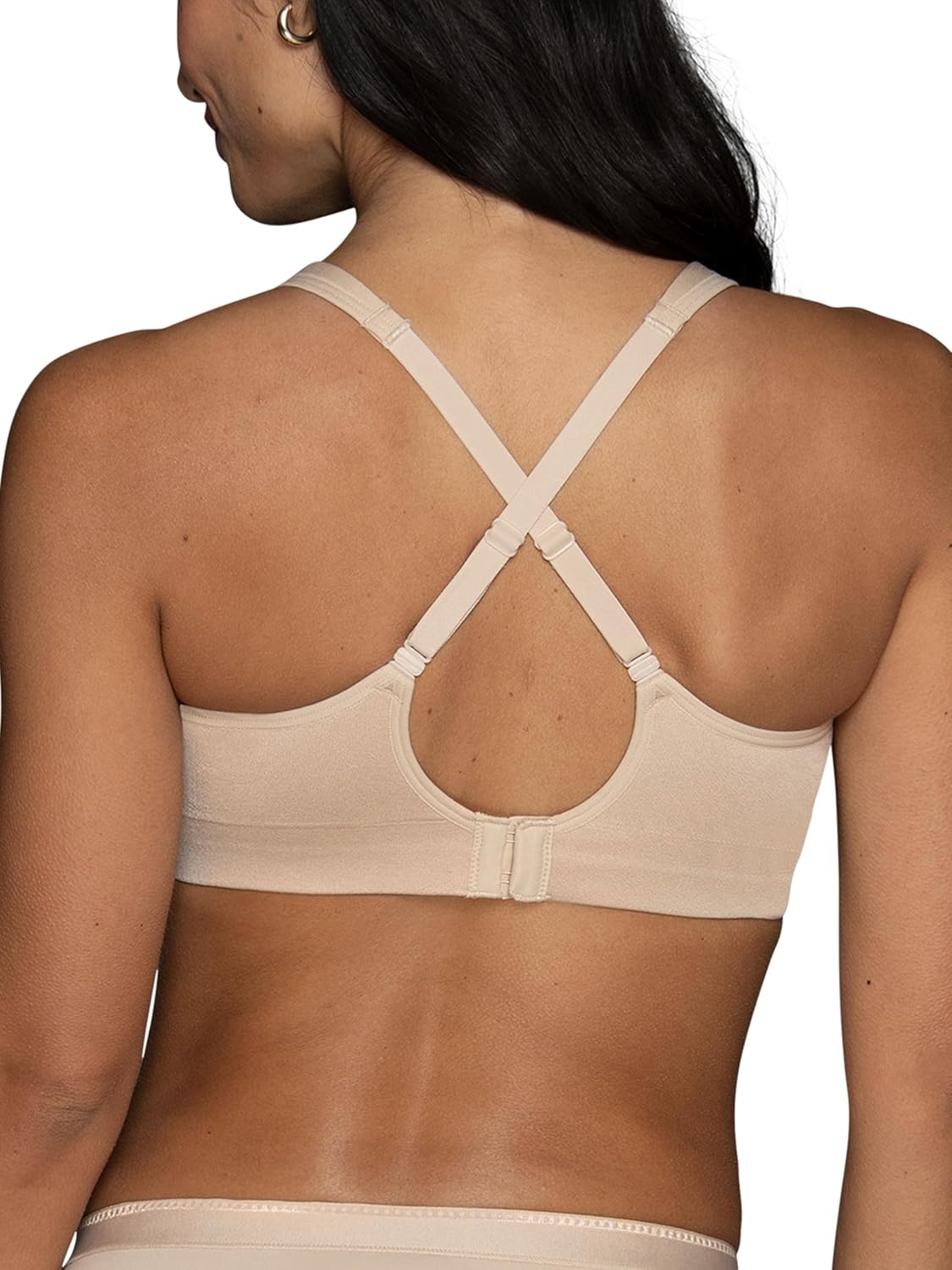 image:imageVanity Fair Womens Beauty Back Smoothing Wireless Bra Comfort and Support Simple Sizing Available S3xlDamask Neutral