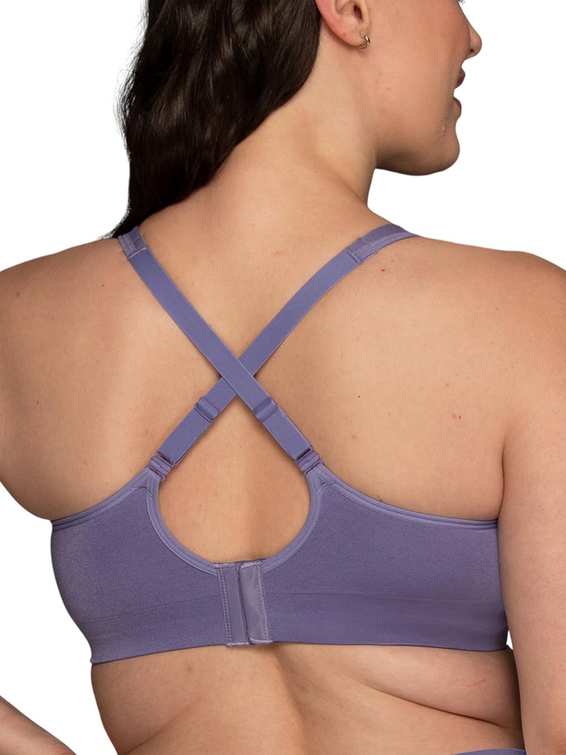 image:imageVanity Fair Womens Beauty Back Smoothing Wireless Bra Comfort and Support Simple Sizing Available S3xlDried Lavender