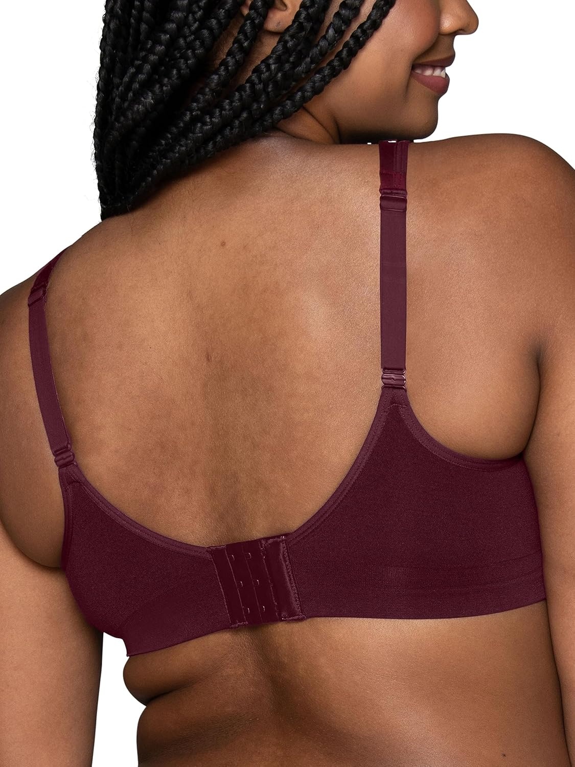 image:imageVanity Fair Womens Beauty Back Smoothing Wireless Bra Comfort and Support Simple Sizing Available S3xlFlushed Fig