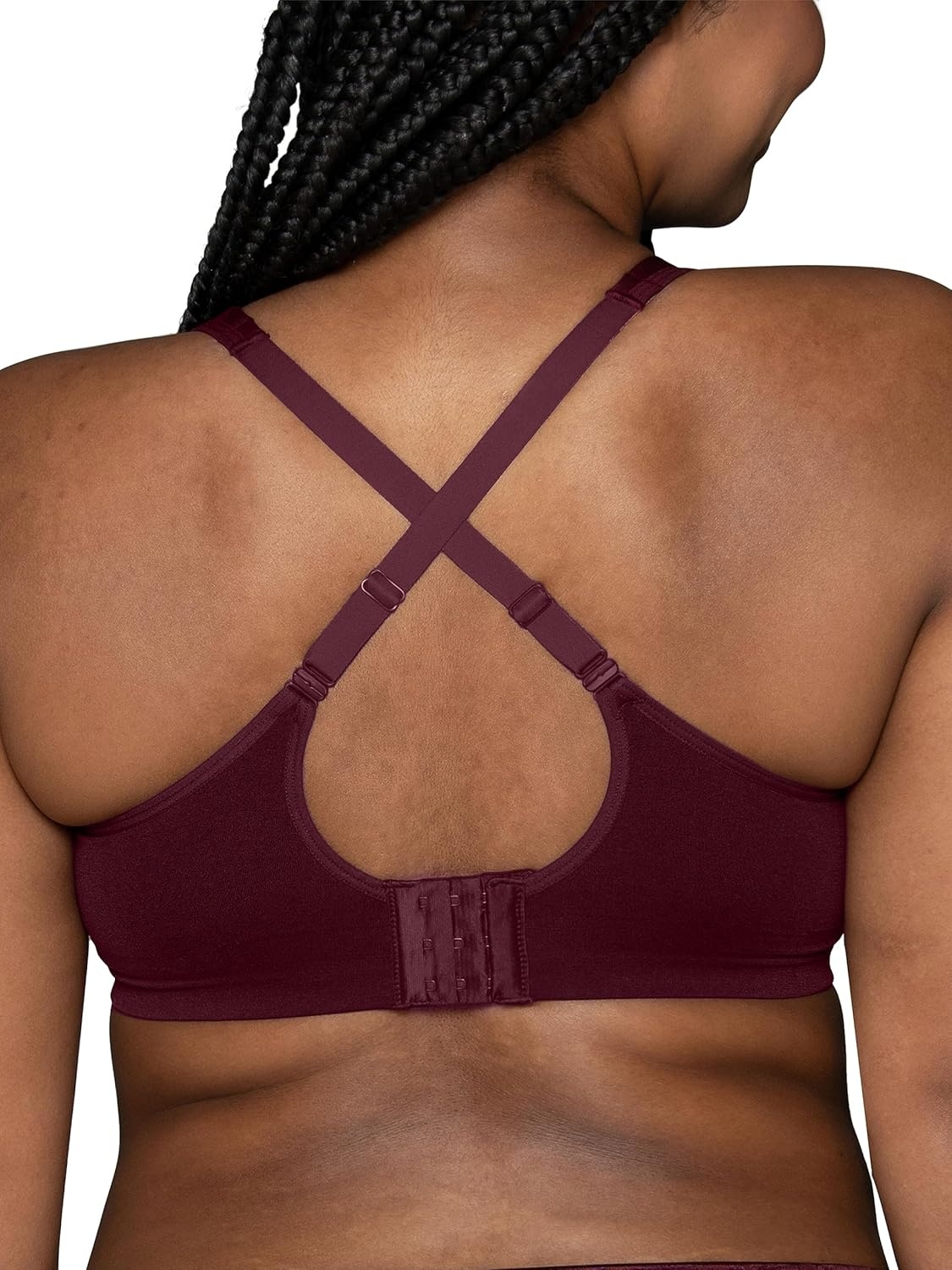 image:imageVanity Fair Womens Beauty Back Smoothing Wireless Bra Comfort and Support Simple Sizing Available S3xlFlushed Fig