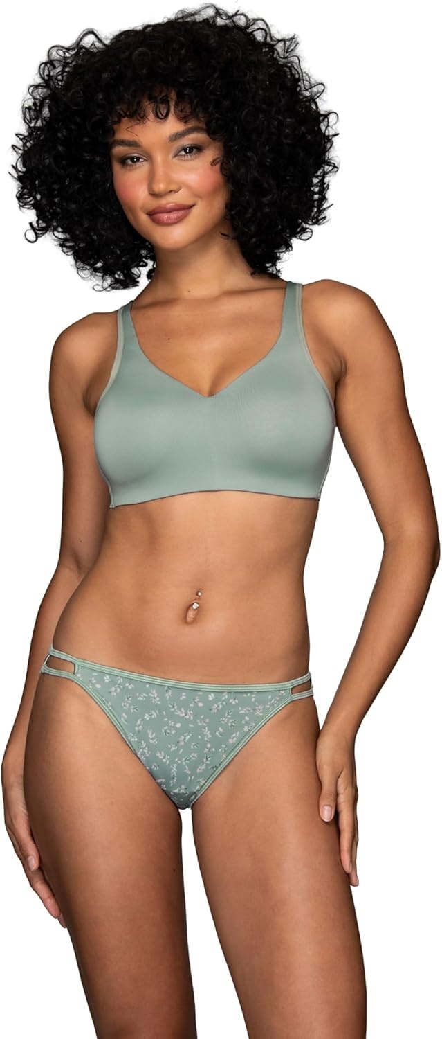 image:imageVanity Fair Womens Beauty Back Smoothing Wireless Bra Comfort and Support Simple Sizing Available S3xlMilky Jade