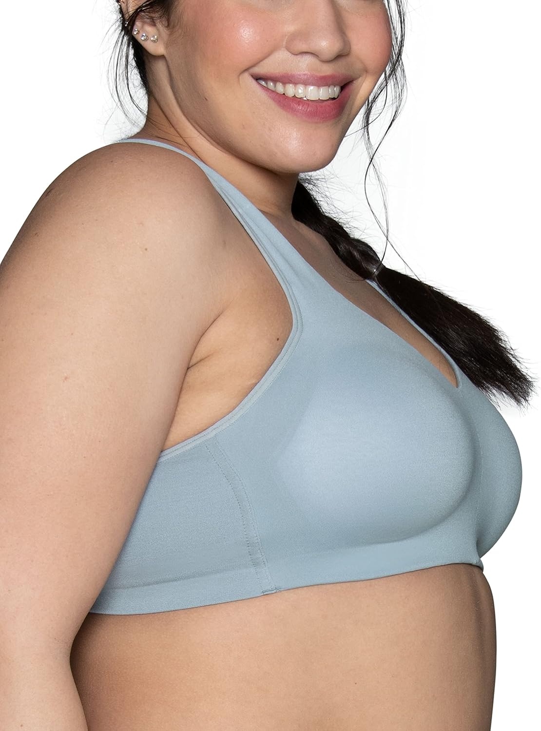 image:imageVanity Fair Womens Beauty Back Smoothing Wireless Bra Comfort and Support Simple Sizing Available S3xlSeaside Mist