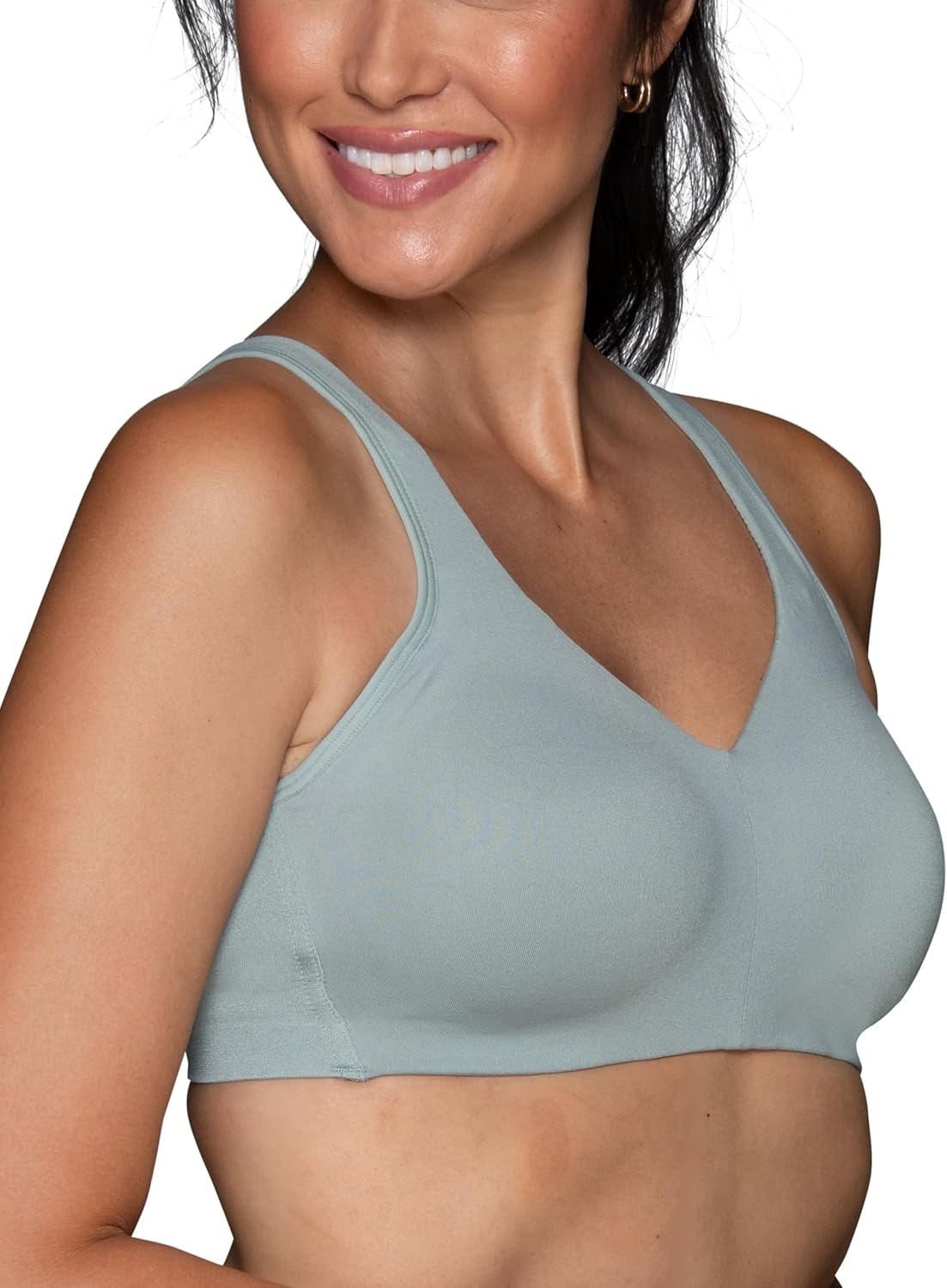 image:imageVanity Fair Womens Beauty Back Smoothing Wireless Bra Comfort and Support Simple Sizing Available S3xlSoft Balsaam