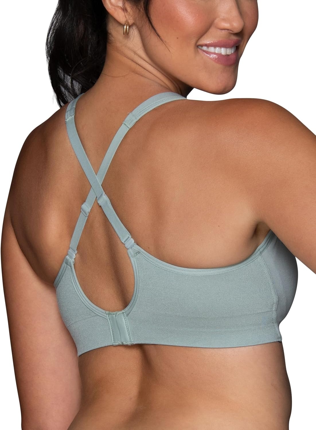 image:imageVanity Fair Womens Beauty Back Smoothing Wireless Bra Comfort and Support Simple Sizing Available S3xlSoft Balsaam
