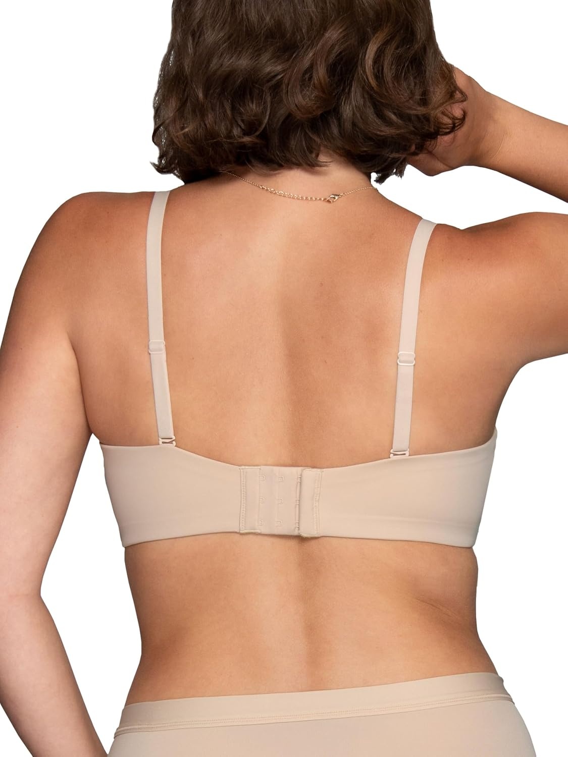 image:imageVanity Fair Womens Beyond Comfort Strapless Bra Wireless Bras Non Slip Buttery Smooth Cups Up to DdDamask Neutral