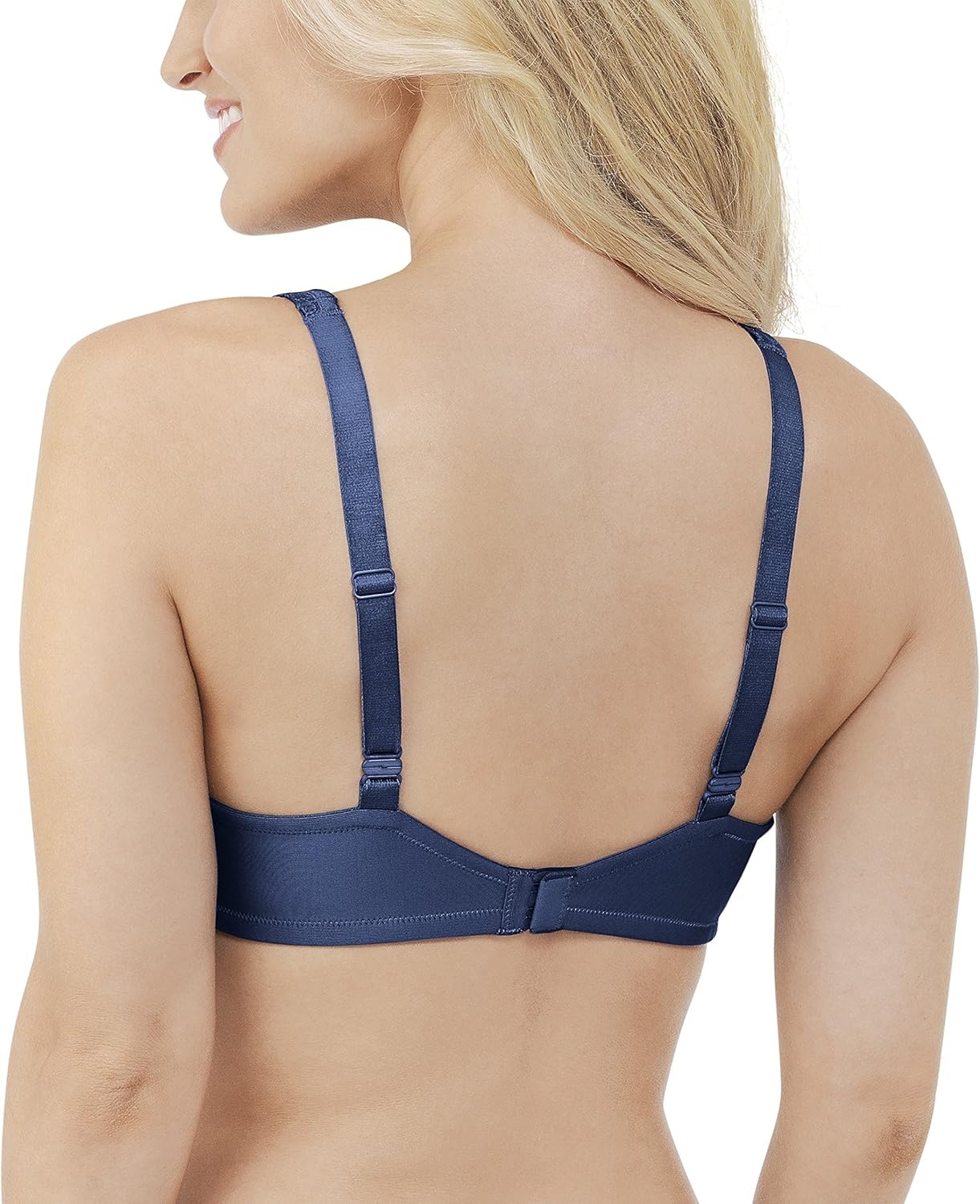 image:imageVanity Fair Womens Bra with 2Way Convertible Straps Body Caress Full Coverage Lightly Lined Cups Up to DdTimes Square Navy