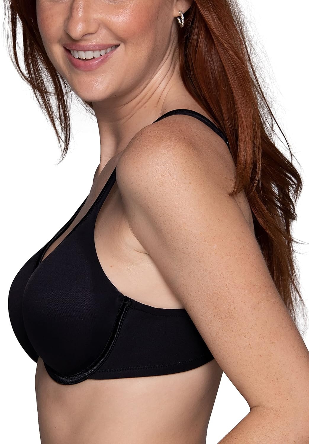 image:imageVanity Fair Womens Bra with 2Way Convertible Straps Body Caress Full Coverage Lightly Lined Cups Up to DdUnderwire 2 Pack BlackWhite