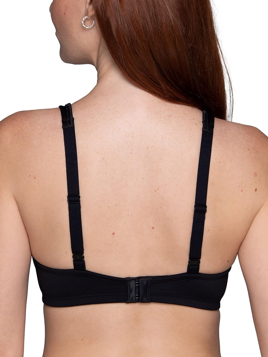 image:imageVanity Fair Womens Bra with 2Way Convertible Straps Body Caress Full Coverage Lightly Lined Cups Up to DdWirefree 2 Pack BlackIvory