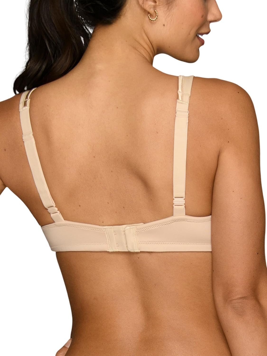 image:imageVanity Fair Womens Bra with 2Way Convertible Straps Body Caress Full Coverage Lightly Lined Cups Up to DdWirefree 2 Pack IvoryBeige