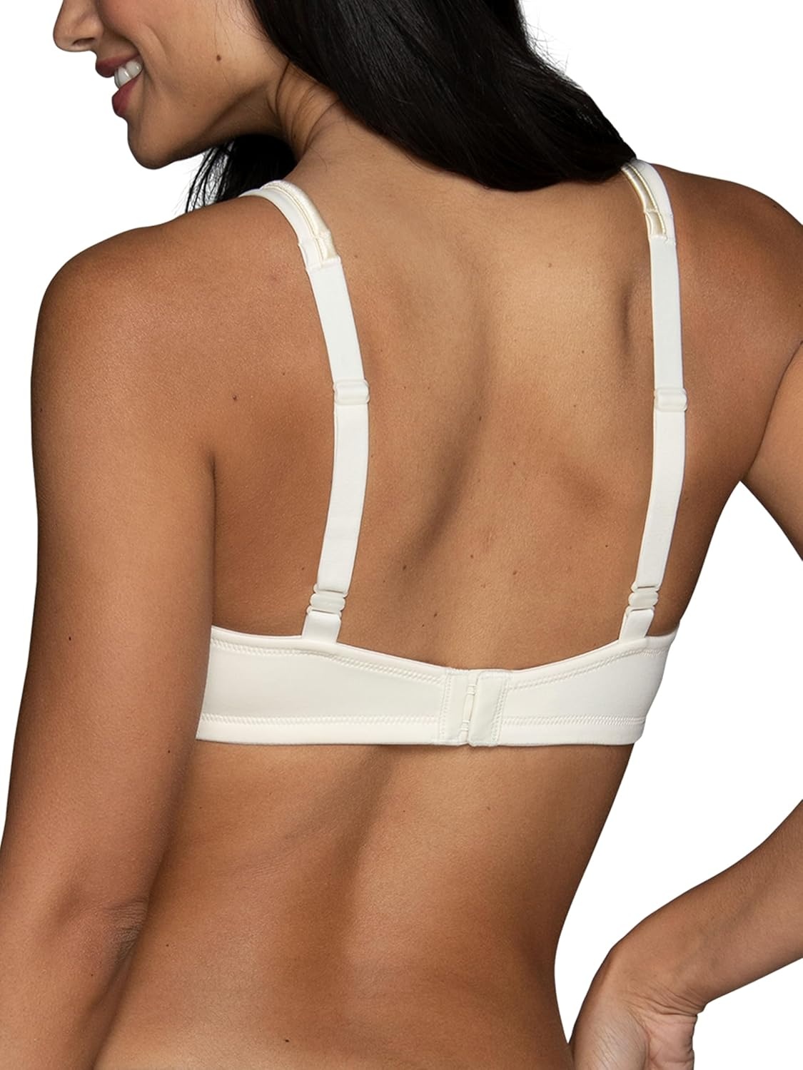 image:imageVanity Fair Womens Bra with 2Way Convertible Straps Body Caress Full Coverage Lightly Lined Cups Up to DdWirefree Ivory