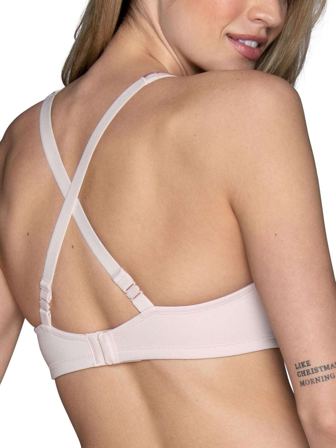 image:imageVanity Fair Womens Bra with 2Way Convertible Straps Body Caress Full Coverage Lightly Lined Cups Up to DdWirefree Quartz