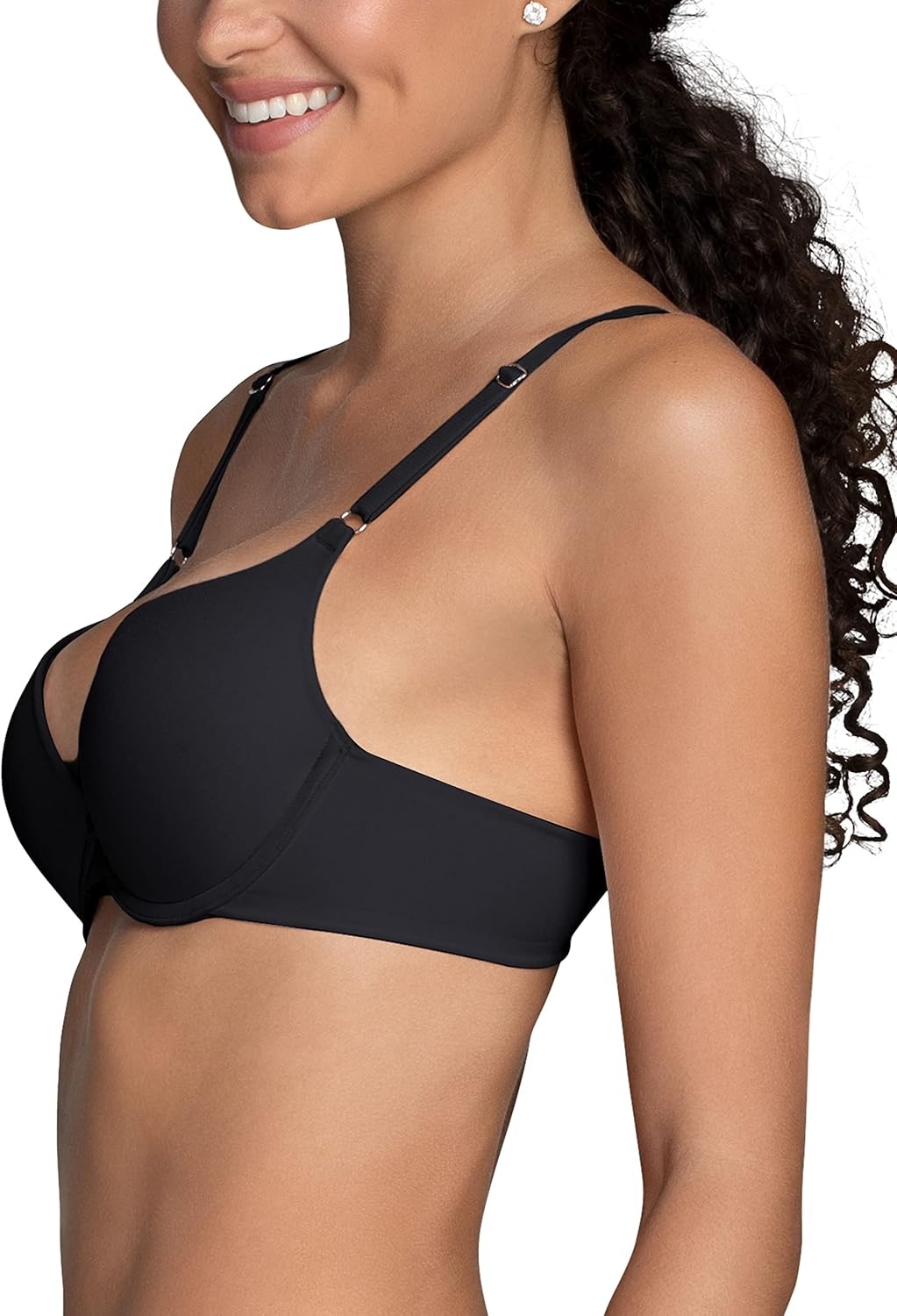 image:imageVanity Fair Womens Ego Boost Push Up Bra Adds Up to One Full Cup Size Underwire Push Up Bras for WomenBlack