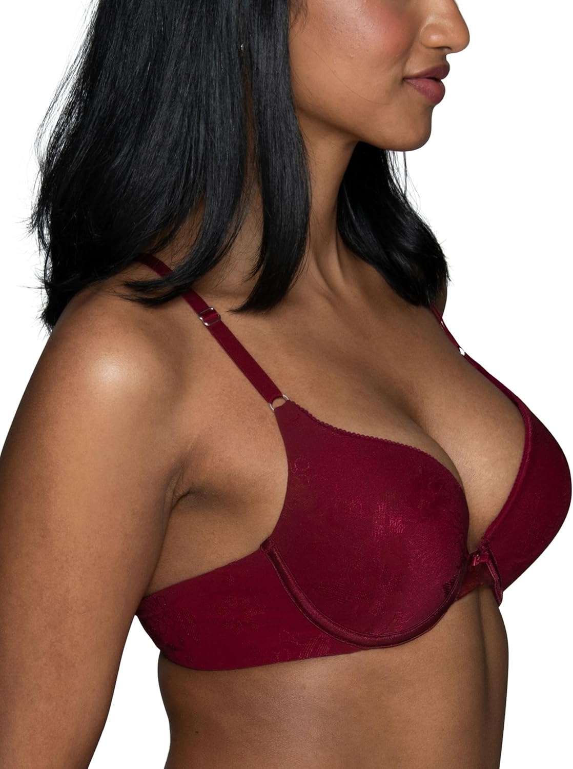 image:imageVanity Fair Womens Ego Boost Push Up Bra Adds Up to One Full Cup Size Underwire Push Up Bras for WomenDesigner Red
