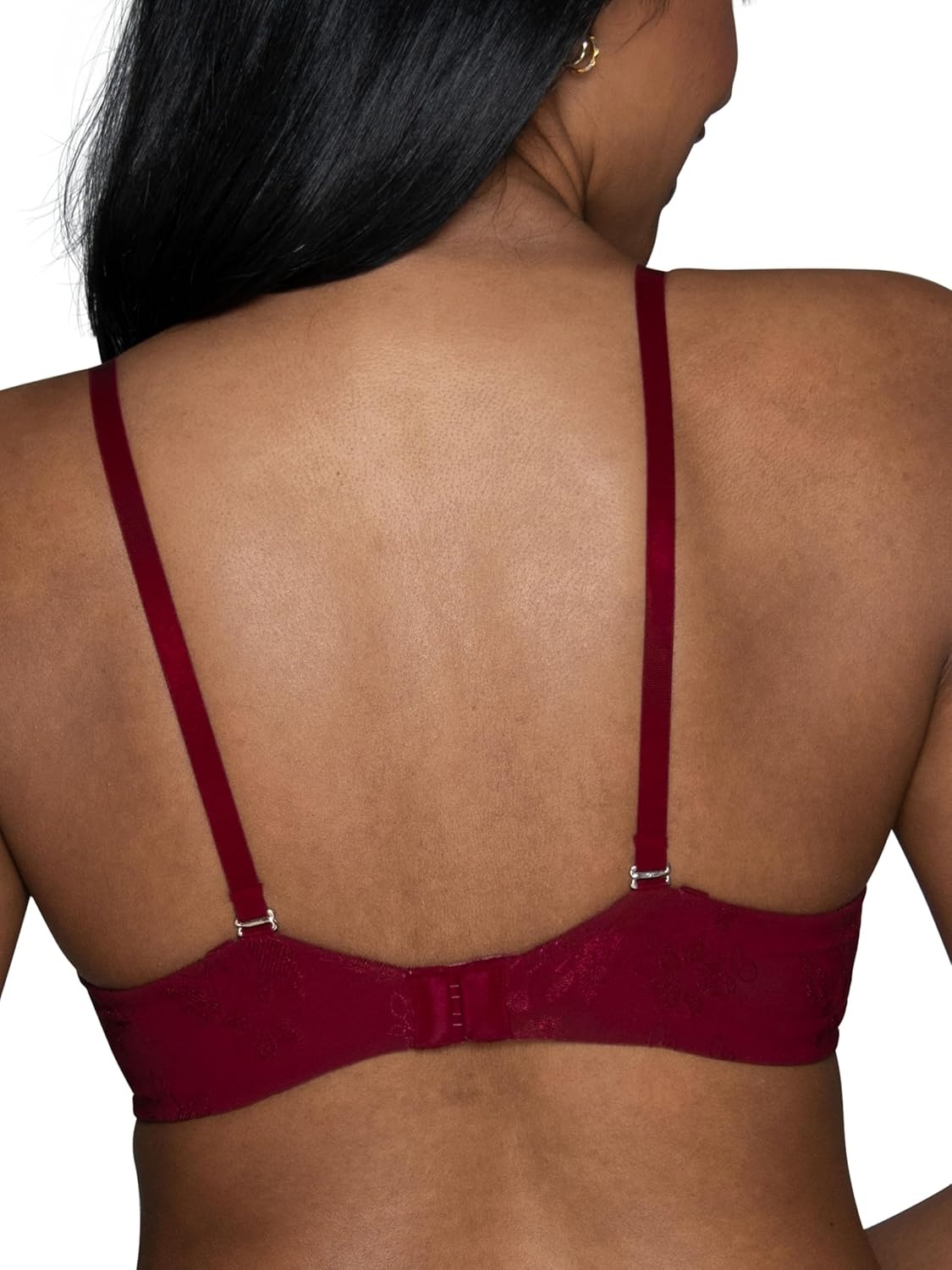 image:imageVanity Fair Womens Ego Boost Push Up Bra Adds Up to One Full Cup Size Underwire Push Up Bras for WomenDesigner Red