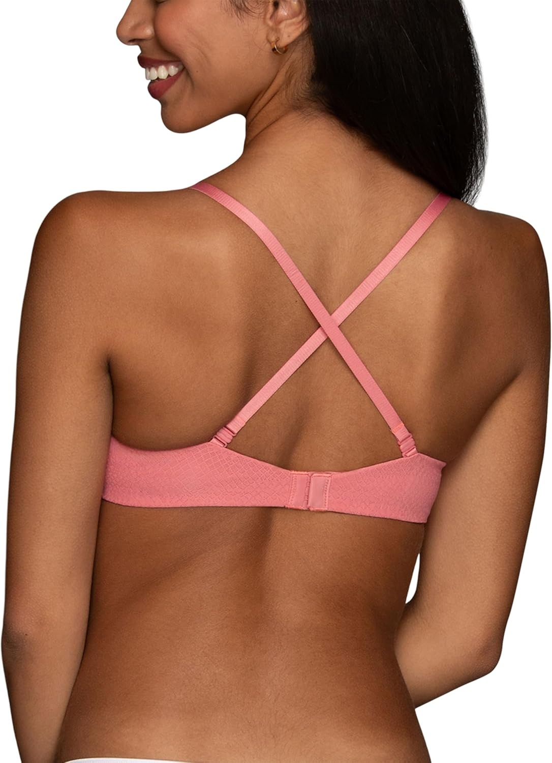 image:imageVanity Fair Womens Ego Boost Push Up Bra Adds Up to One Full Cup Size Underwire Push Up Bras for WomenPortrait Pink Pattern