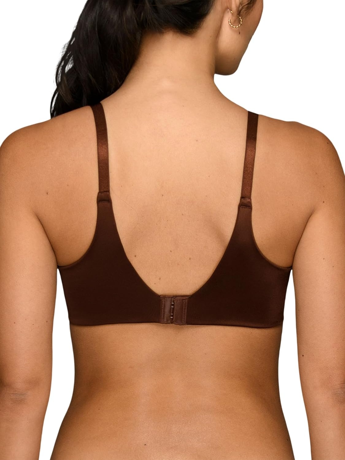 image:imageVanity Fair Womens Full Coverage Beauty Back Smoothing Bra 4Way Stretch Fabric Lightly Lined Cups up to DDUnderwire Cappuccino
