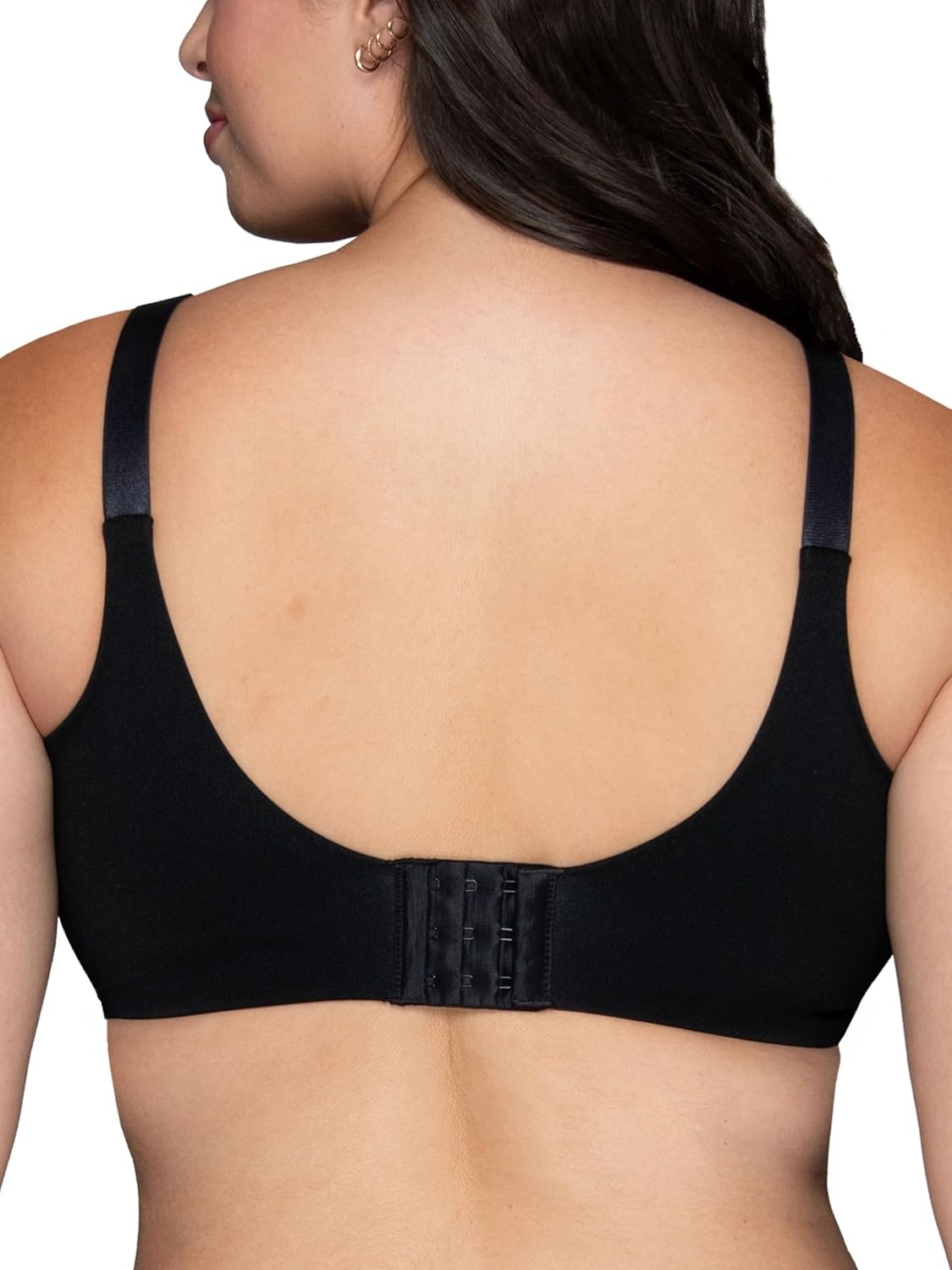 image:imageVanity Fair Womens Full Coverage Beauty Back Smoothing Bra 4Way Stretch Fabric Lightly Lined Cups up to DDWireless Black