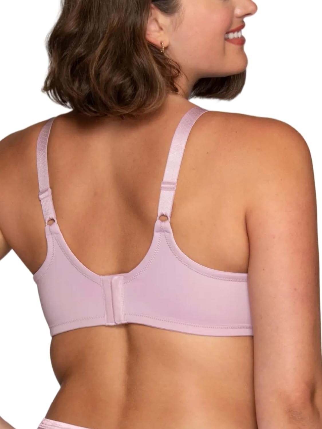 image:imageVanity Fair Womens Full Figure Beauty Back Smoothing Bra 4 Way Stretch Fabric Lightly Lined Cups up to HUnderwire Poetic Purple