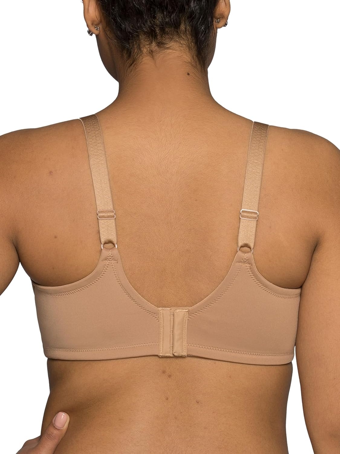 image:imageVanity Fair Womens Full Figure Beauty Back Smoothing Bra 4 Way Stretch Fabric Lightly Lined Cups up to HUnderwire Totally Tan