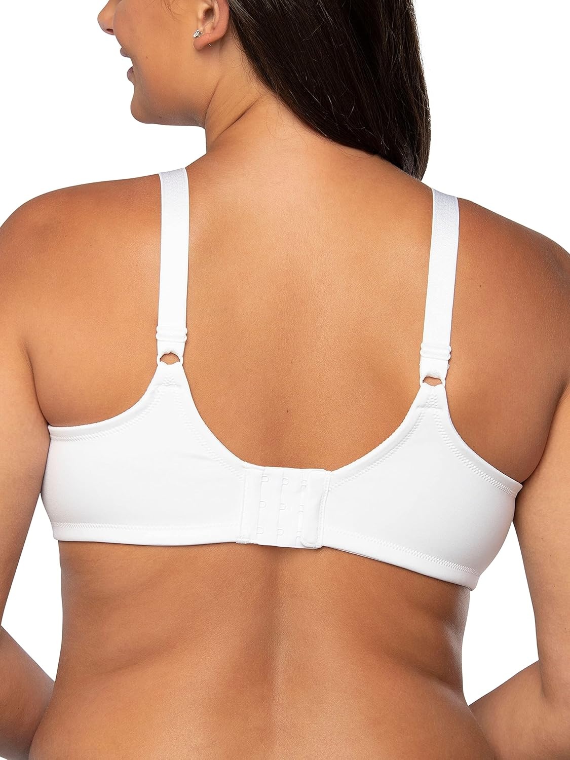 image:imageVanity Fair Womens Full Figure Beauty Back Smoothing Bra 4 Way Stretch Fabric Lightly Lined Cups up to HUnderwire White