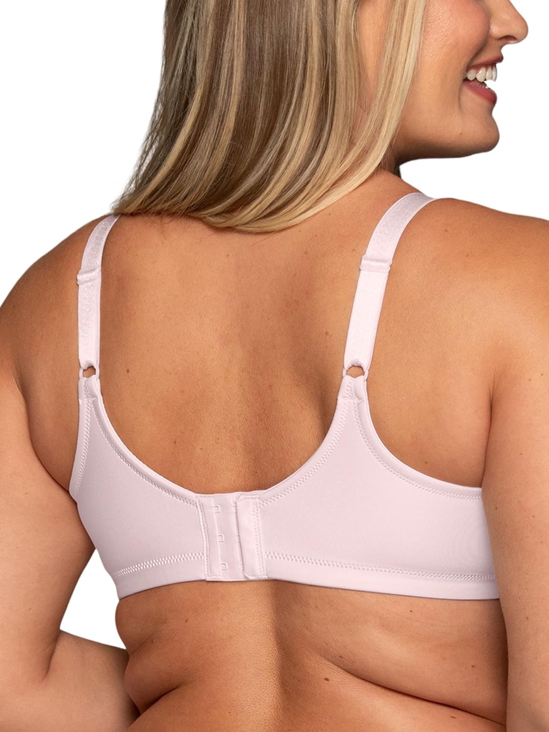 image:imageVanity Fair Womens Full Figure Beauty Back Smoothing Bra 4 Way Stretch Fabric Lightly Lined Cups up to HWirefree Quartz