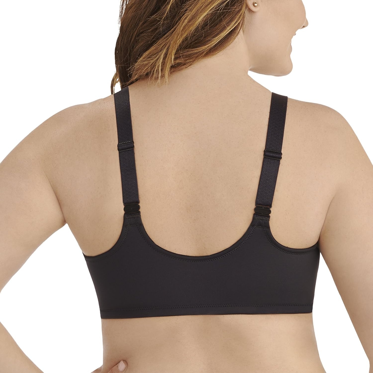 image:imageVanity Fair Womens Full Figure Front Closure Bra Beauty Back Smoothing Lightly Lined Cups up to DDDMidnight Black Charcoal Ash