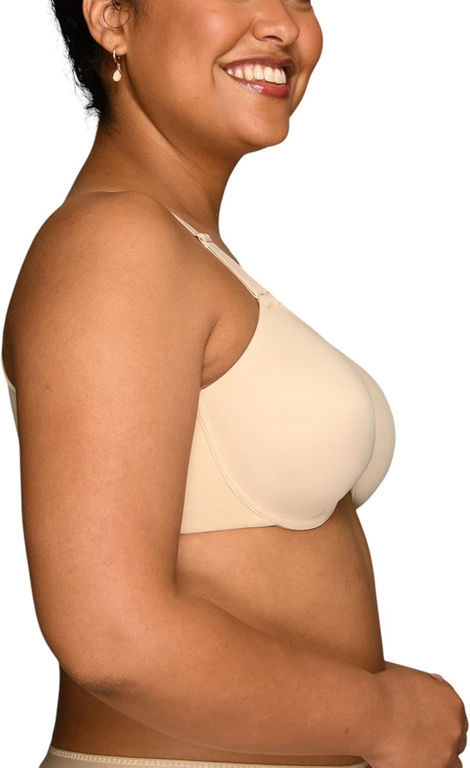 image:imageVanity Fair Womens Full Figure Front Closure Bra Beauty Back Smoothing Lightly Lined Cups up to DDDNeutral