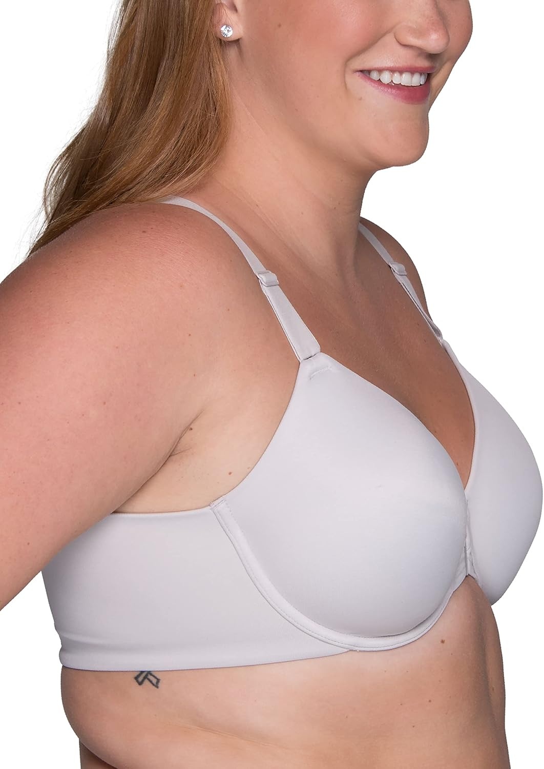 image:imageVanity Fair Womens Full Figure Front Closure Bra Beauty Back Smoothing Lightly Lined Cups up to DDDStudio Grey