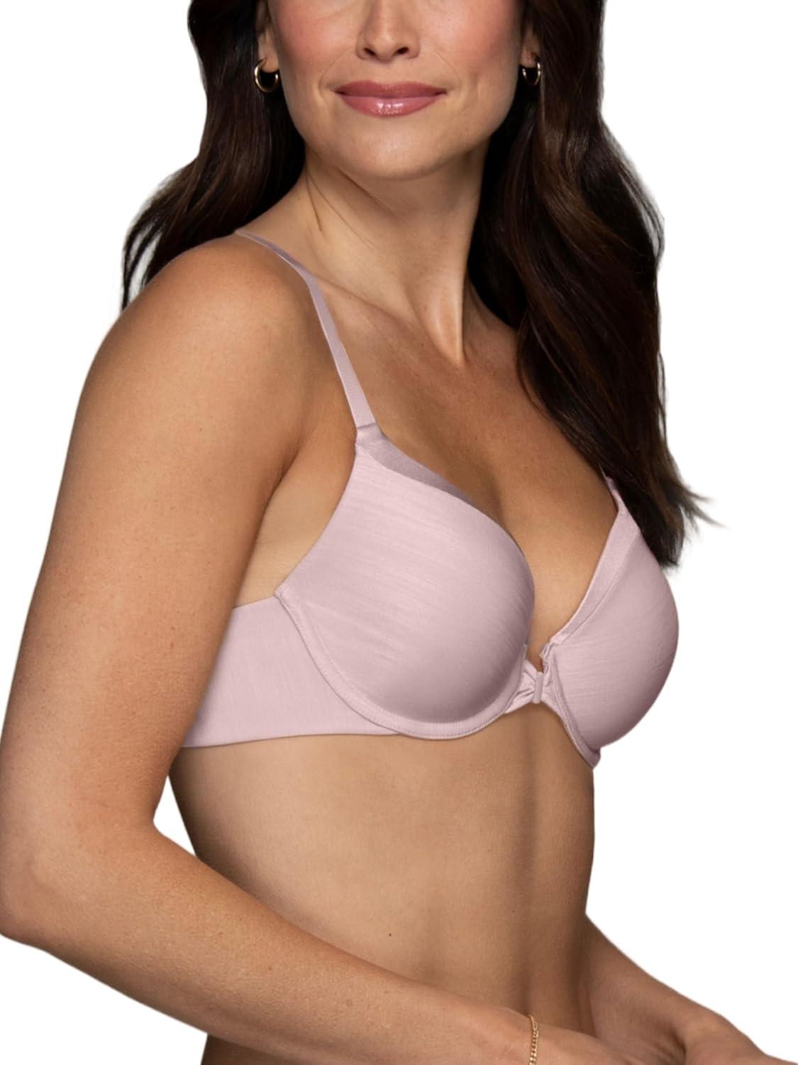 image:imageVanity Fair Womens Illumination Front Closure Bra 3Way Convertible Straps Lightly Lined Cups up to DDQuartz