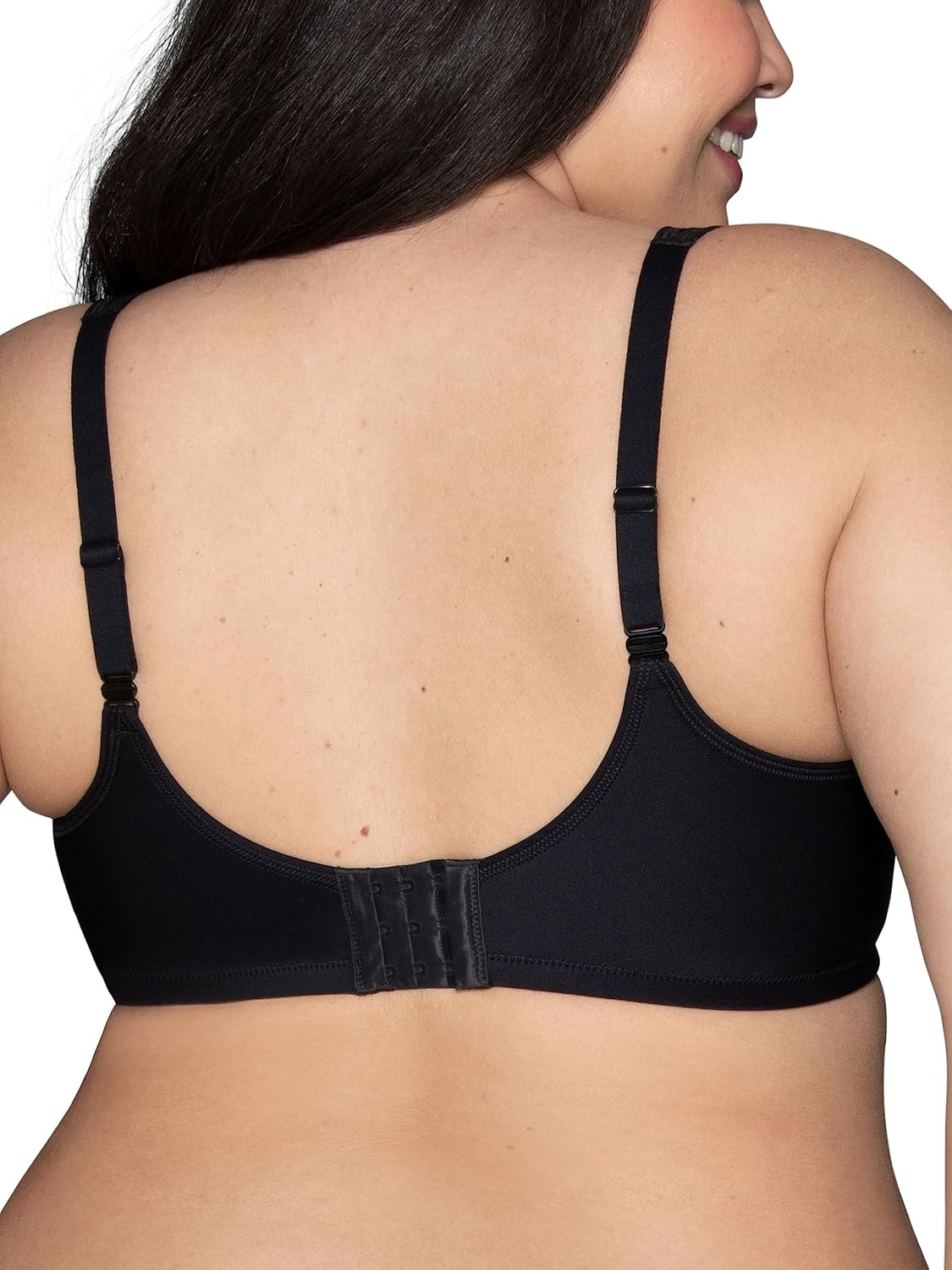 image:imageVanity Fair Womens Medium Impact Sports Bras for Women Breathable Moisture Wicking Padded Cups up to DDDUnderwire Black