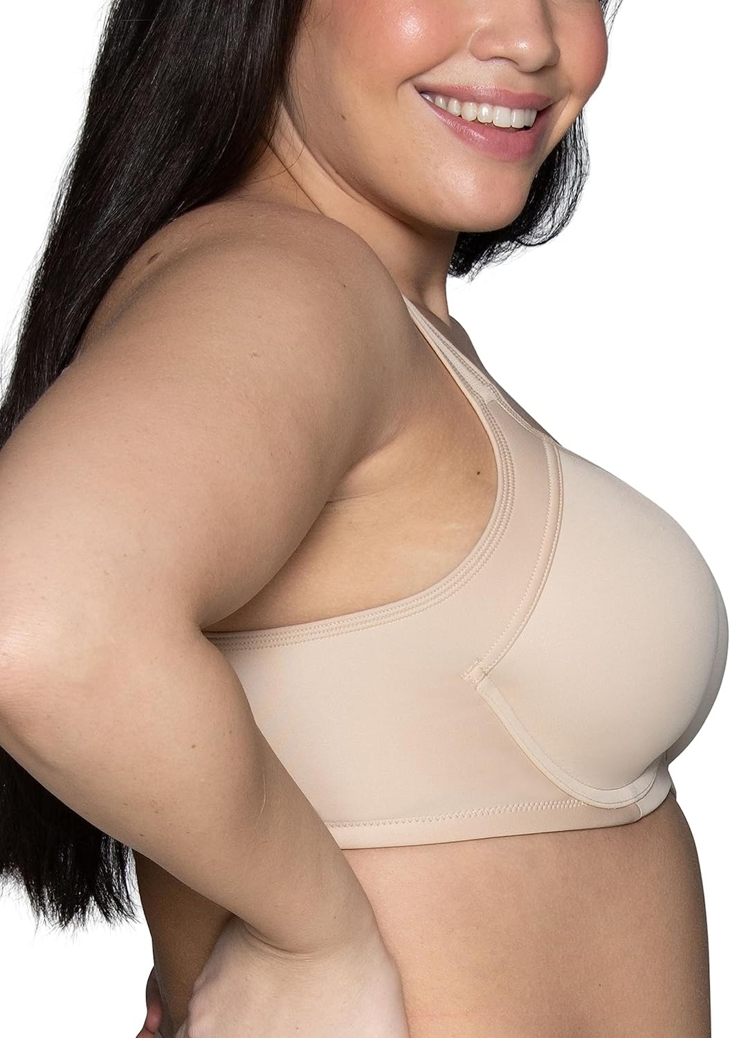 image:imageVanity Fair Womens Medium Impact Sports Bras for Women Breathable Moisture Wicking Padded Cups up to DDDUnderwire Neutral