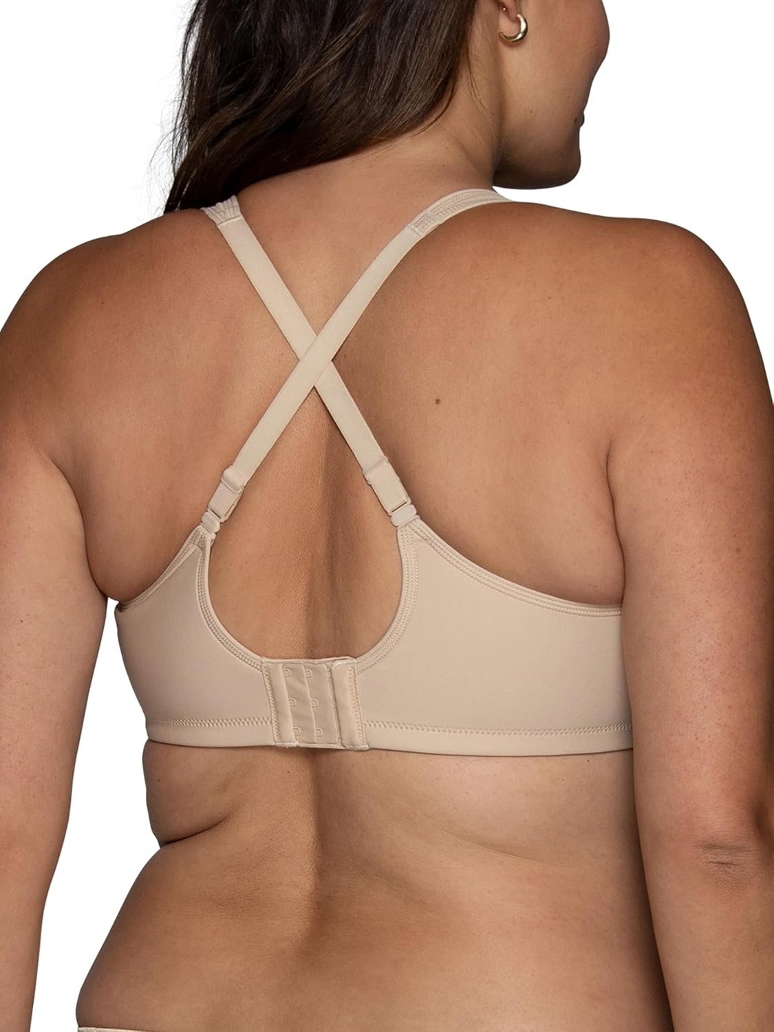 image:imageVanity Fair Womens Medium Impact Sports Bras for Women Breathable Moisture Wicking Padded Cups up to DDDWireless Neutral