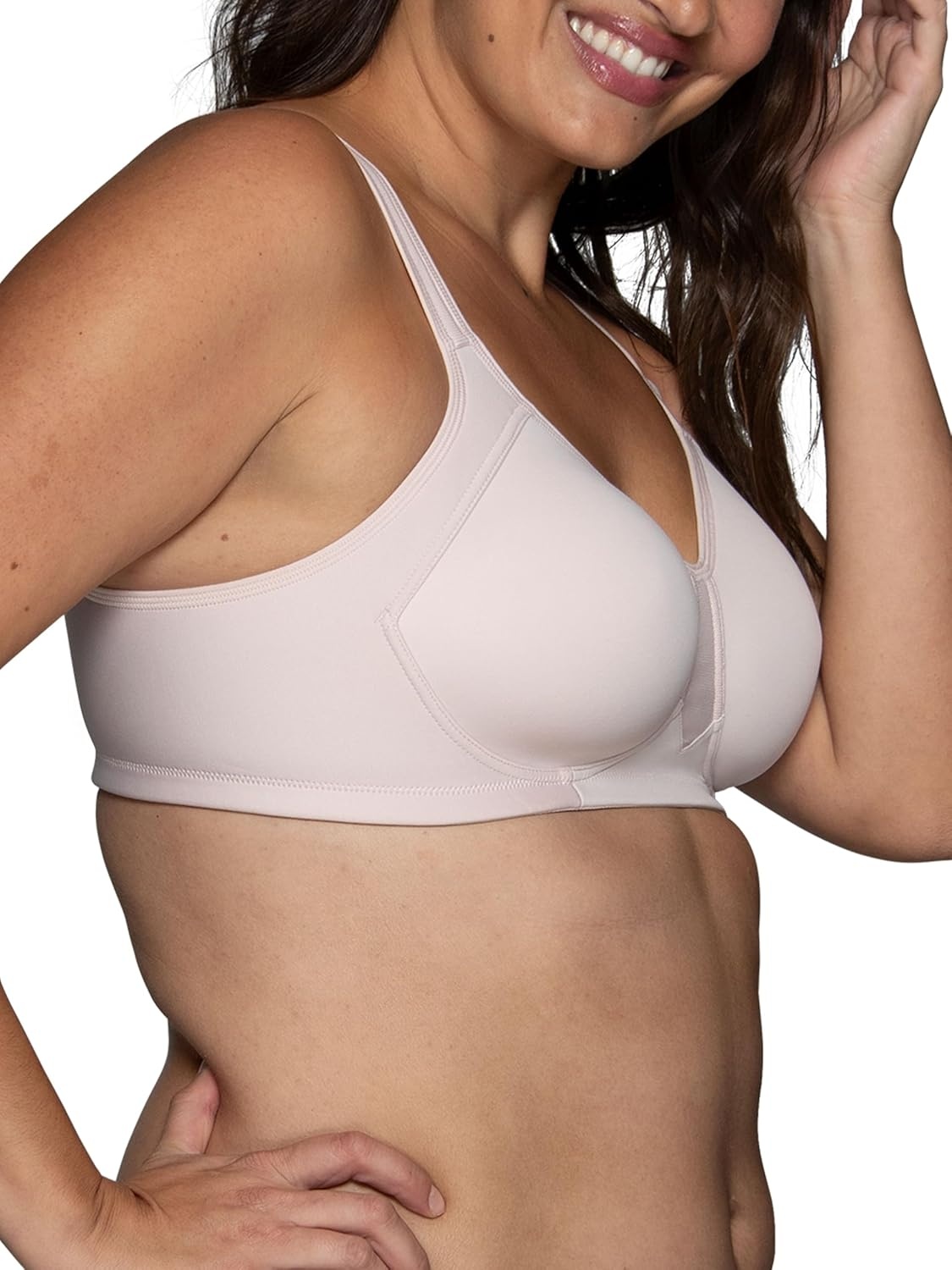 image:imageVanity Fair Womens Medium Impact Sports Bras for Women Breathable Moisture Wicking Padded Cups up to DDDWireless Quartz