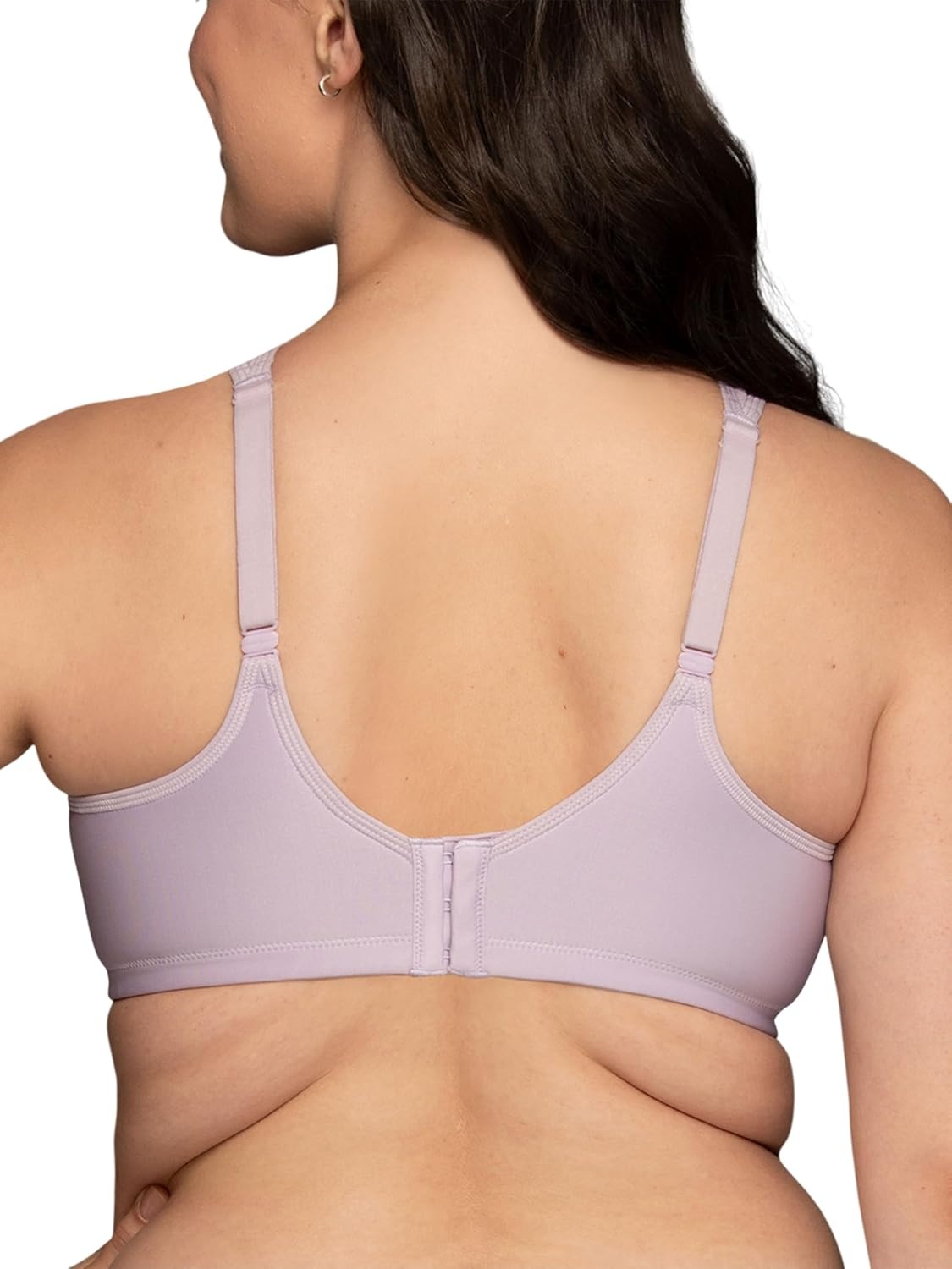 image:imageVanity Fair Womens Medium Impact Sports Bras for Women Breathable Moisture Wicking Padded Cups up to DDDWireless Soft Violet