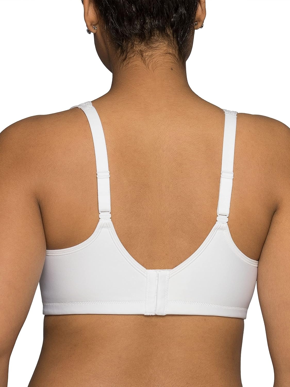 image:imageVanity Fair Womens Medium Impact Sports Bras for Women Breathable Moisture Wicking Padded Cups up to DDDWireless White