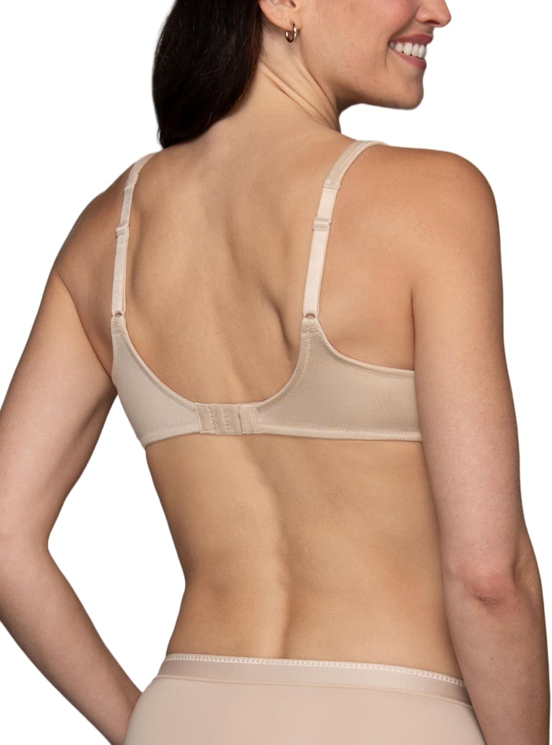 image:imageVanity Fair Womens Perfect TShirt Bra Body Shine Full Coverage Lightly Lined Cups up to DDUnderwire Beige