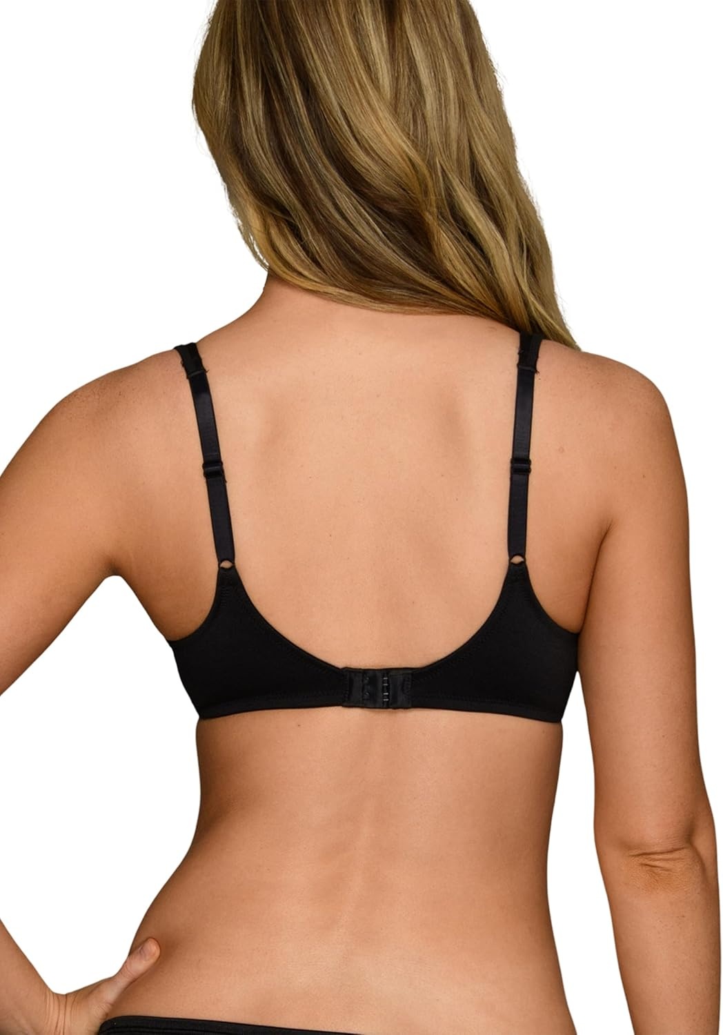 image:imageVanity Fair Womens Perfect TShirt Bra Body Shine Full Coverage Lightly Lined Cups up to DDUnderwire Black
